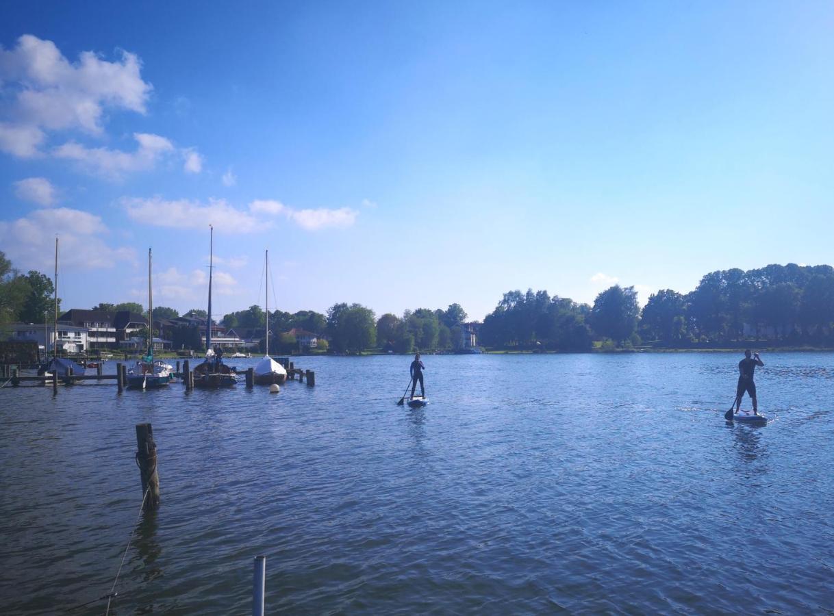 Fewo In Bosau Am Ploener See Mit Eigenem Bootssteg App 12 Bagian luar foto